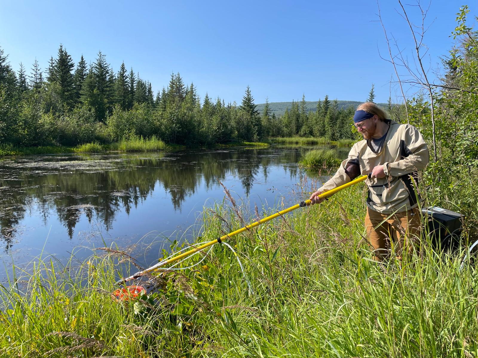 Methane flux measurements in boreal wetlands and permafrost regions